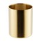 Gold Pen and Pencil Holder for Desk, Metal Organizer Holder for Makeup Brush (3.2 x 3.9 In)